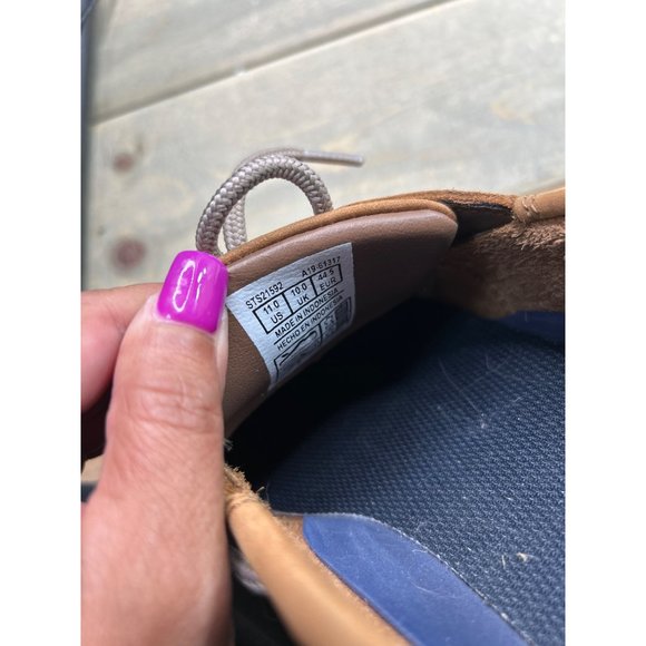 US11 Sperry Top Sider Leather Intripid STS21592 2 Eye Boat Shoes Mens Tan - Picture 8 of 8